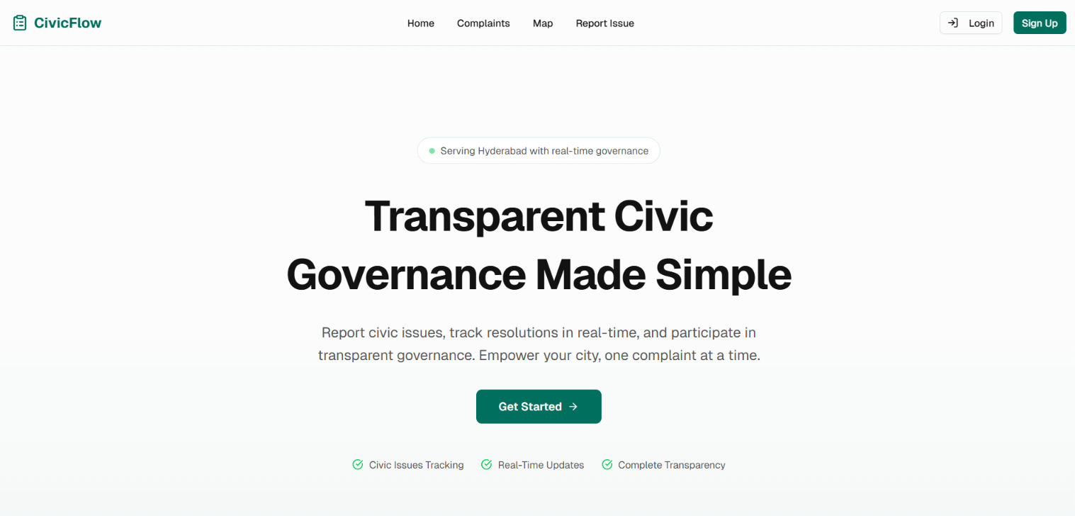 CivicFlow - AI-Powered Civic Governance Platform