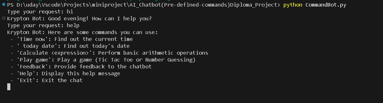 CommandBot - Voice & Text Chatbot