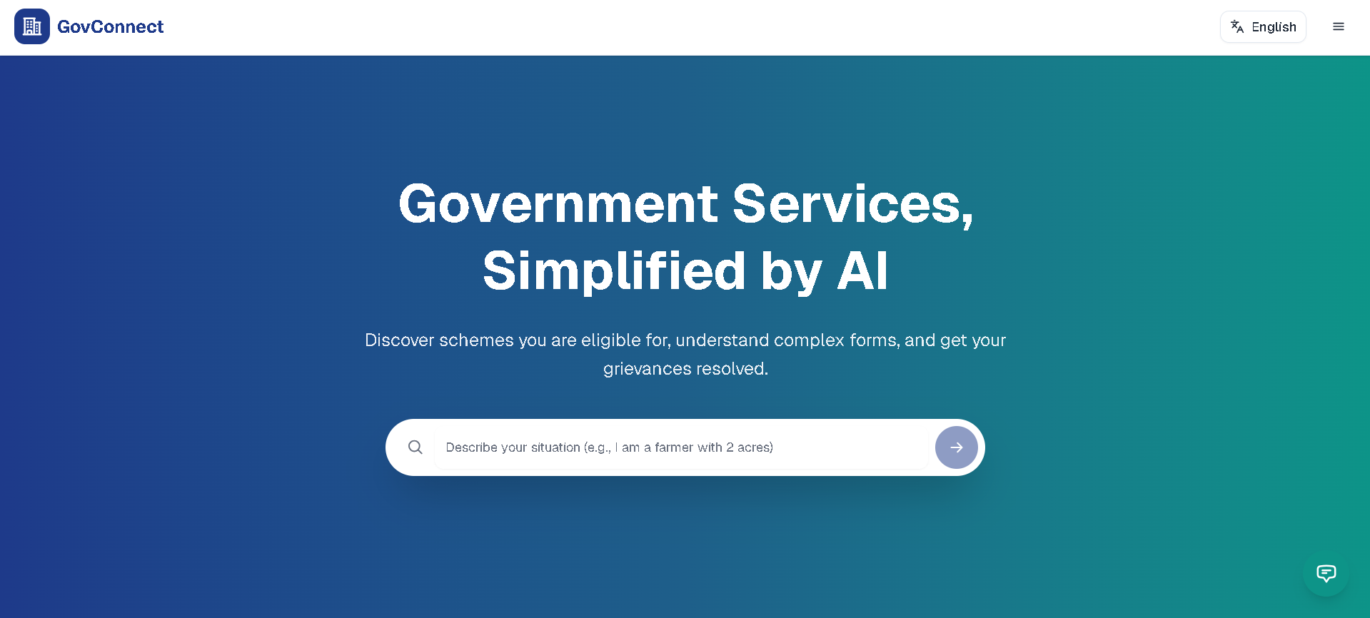 GovConnect - AI Government Services Platform