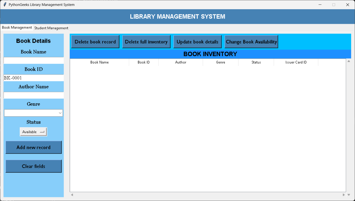 Library Management System